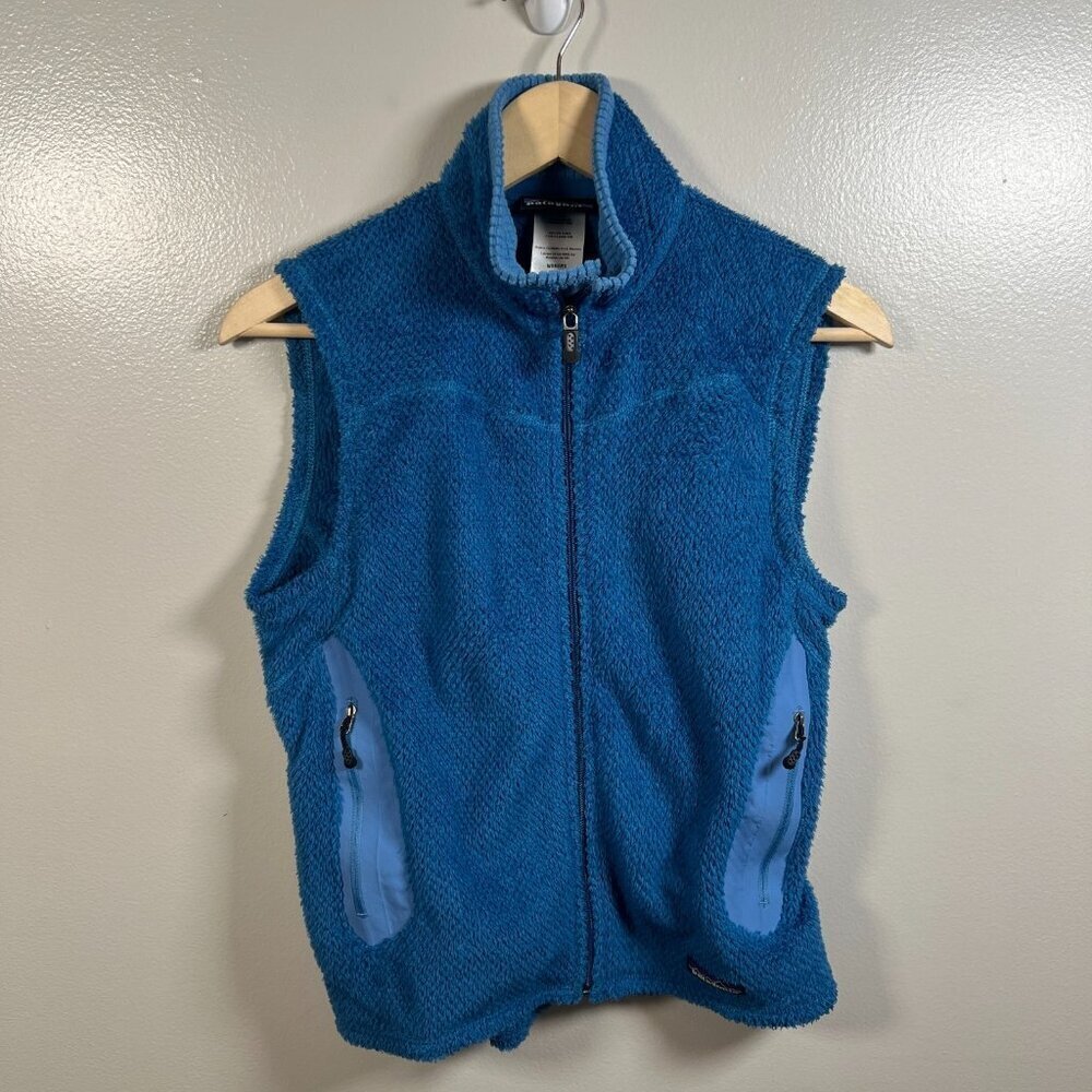 Patagonia R2 Vest Womens Size Small Blue Fleece Outdoor Hiking Camping